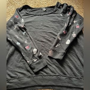 Distressed Grey Sweater (Torrid size 3)